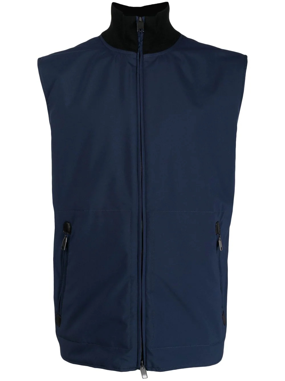 zipped gilet jacket - 1