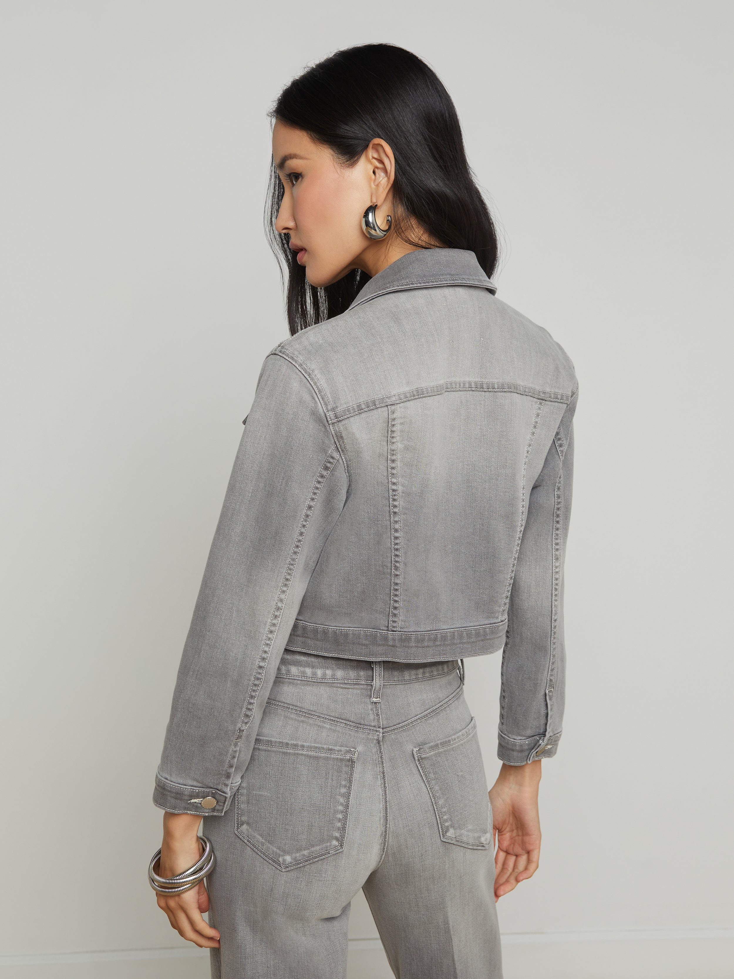 Koda Cropped Denim Jacket - 5