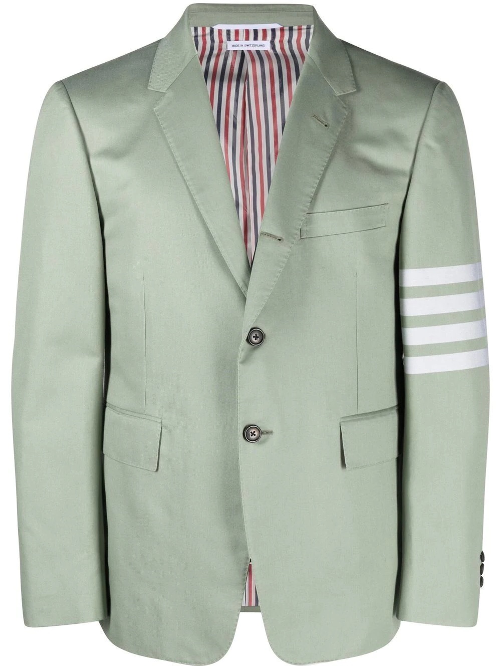 4-Bar stripe single-breasted blazer - 1