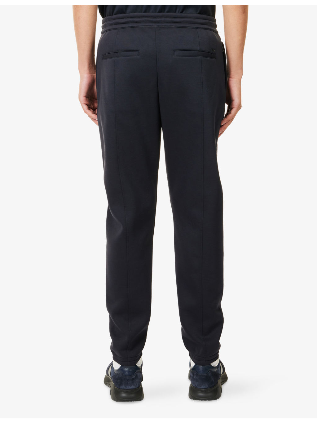 Relaxed-Fit Tapered-Leg Jersey Jogging Bottoms - 4