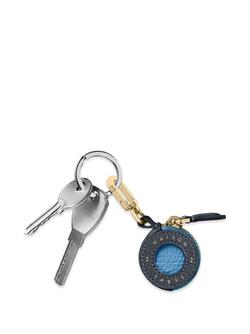 embossed leather airtag charm 4