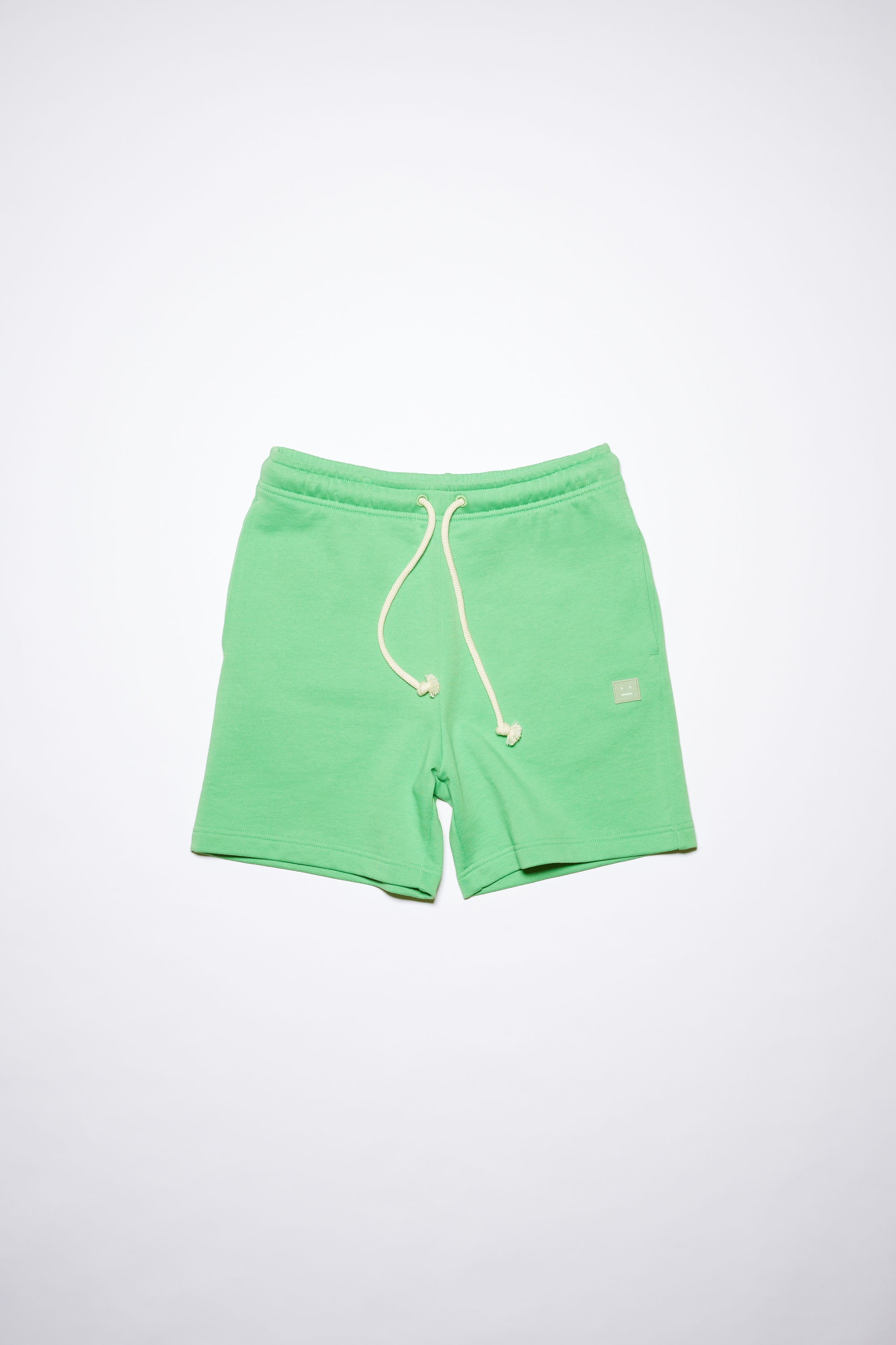 Fleece sweat shorts - Fern green - 1