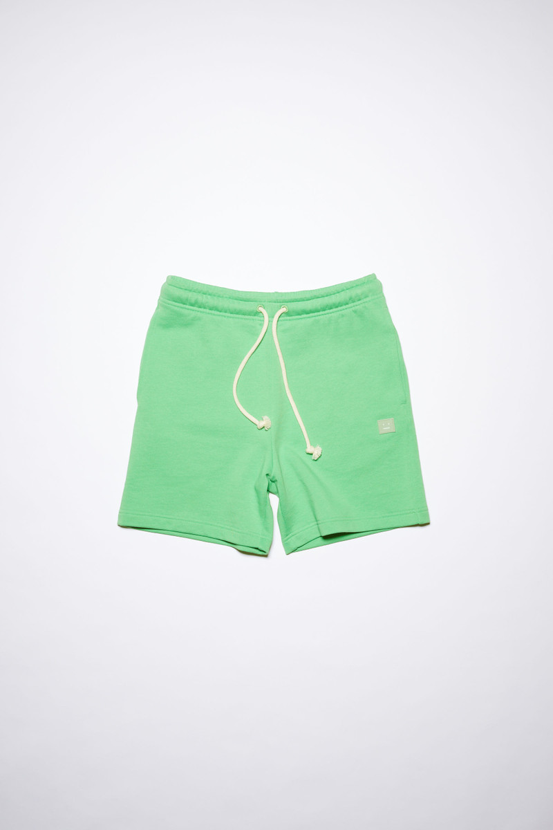 Fleece sweat shorts - Fern green 1