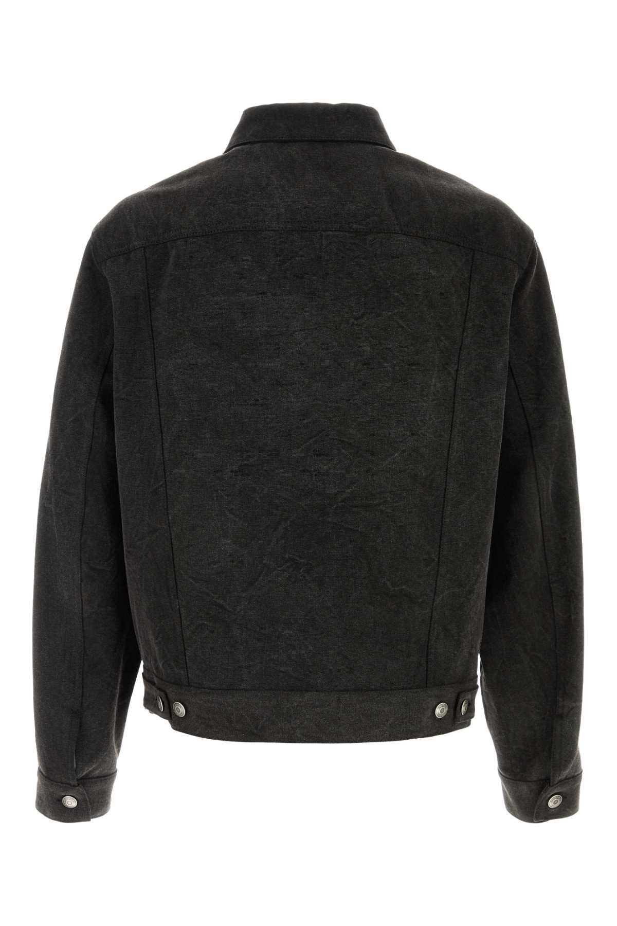 Alexander Mcqueen Men Slate Denim Jacket - 2