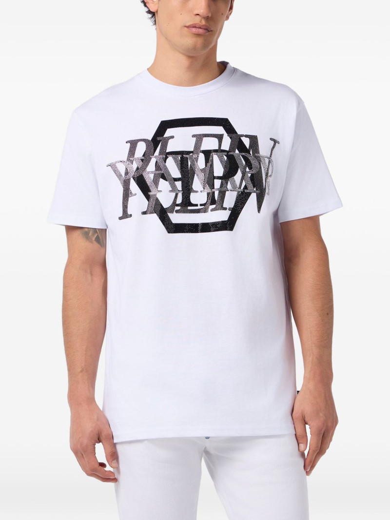 PHILIPP PLEIN logo round-neck T-shirt outlook