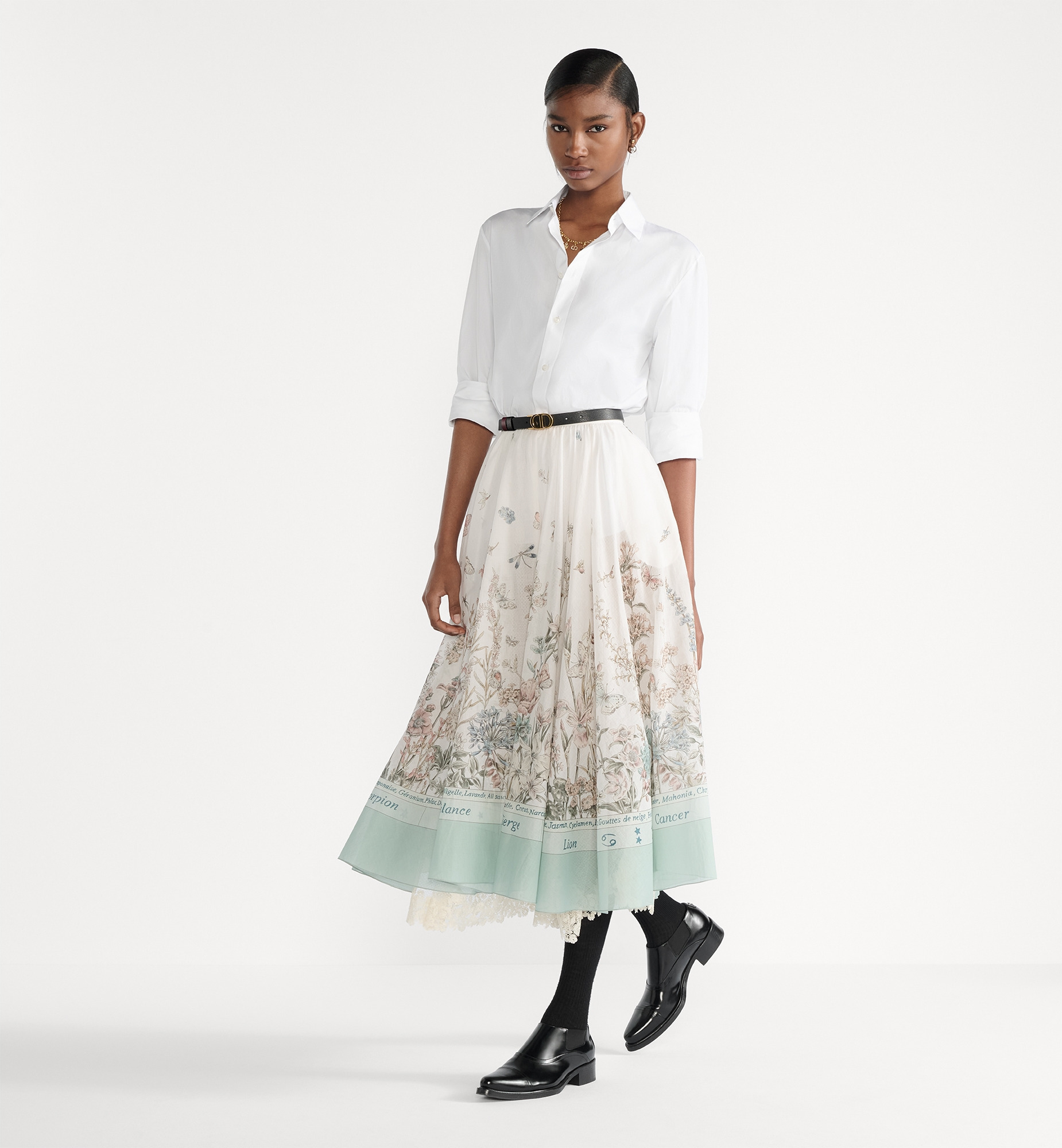 Mid-Length Flared Skirt - 2