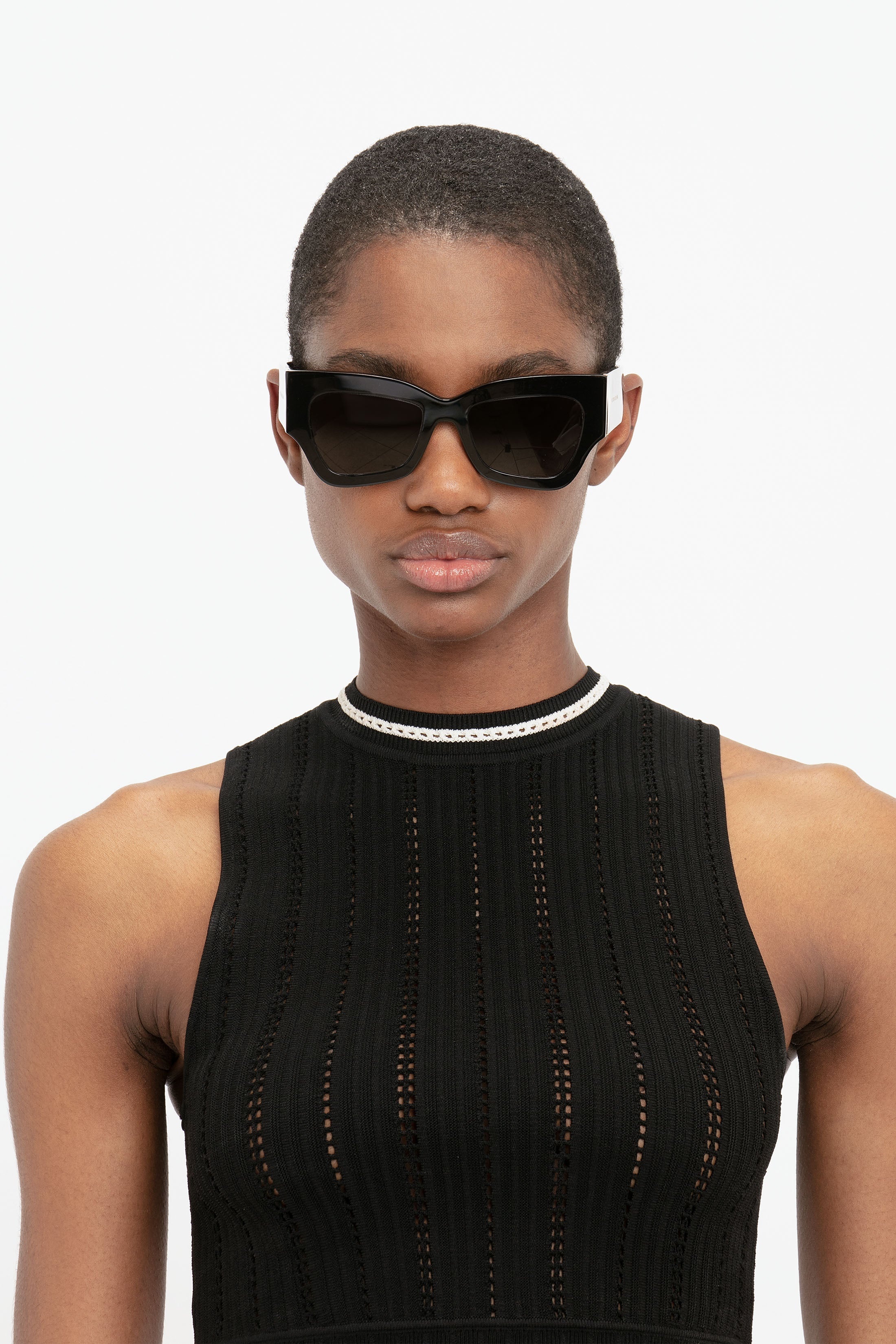 Sleeveless Top In Black - 4