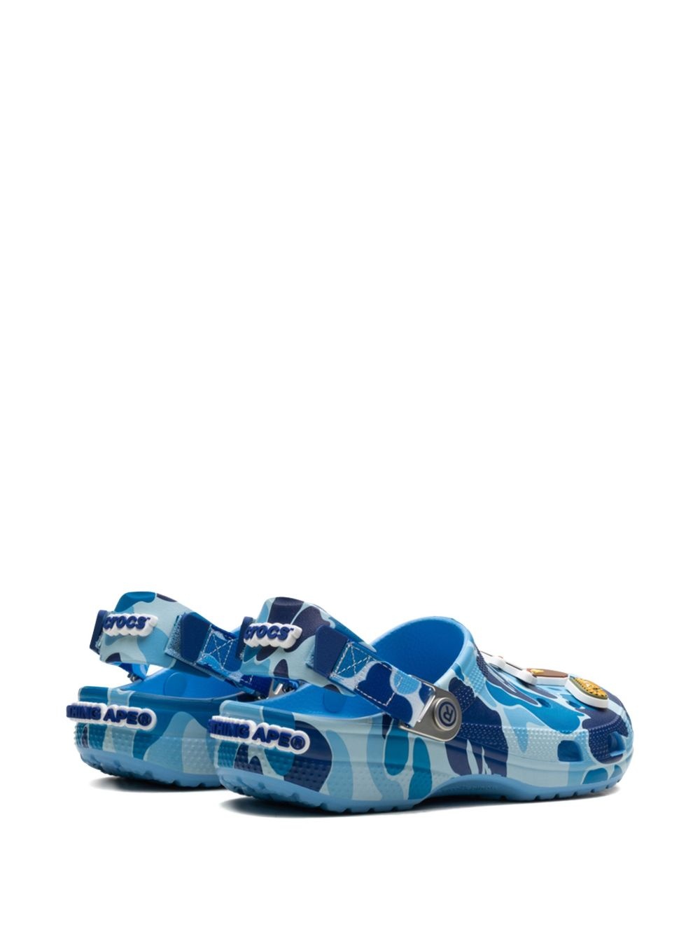 x A Bathing Ape Clog "Blue Camo" sneakers - 3
