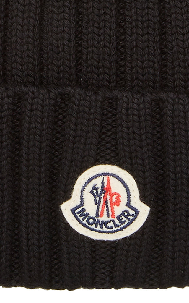 Ribbed-Knit Wool Beanie black - 4