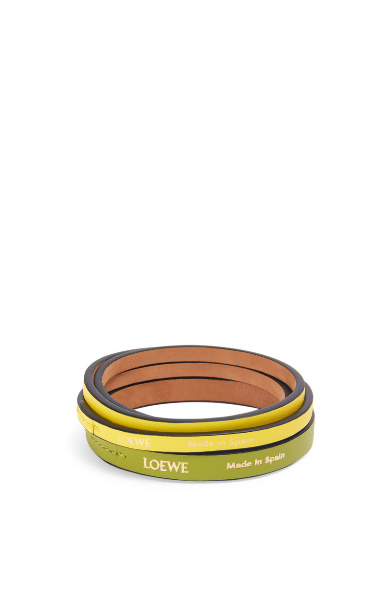 Double bangle set in classic calfskin 1