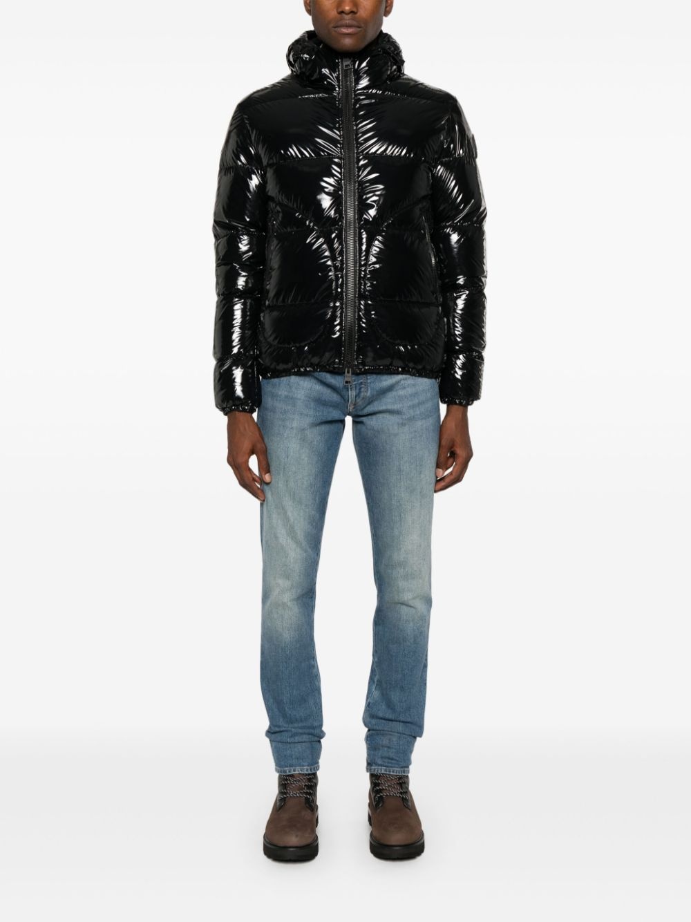 hooded puffer jacket - 2