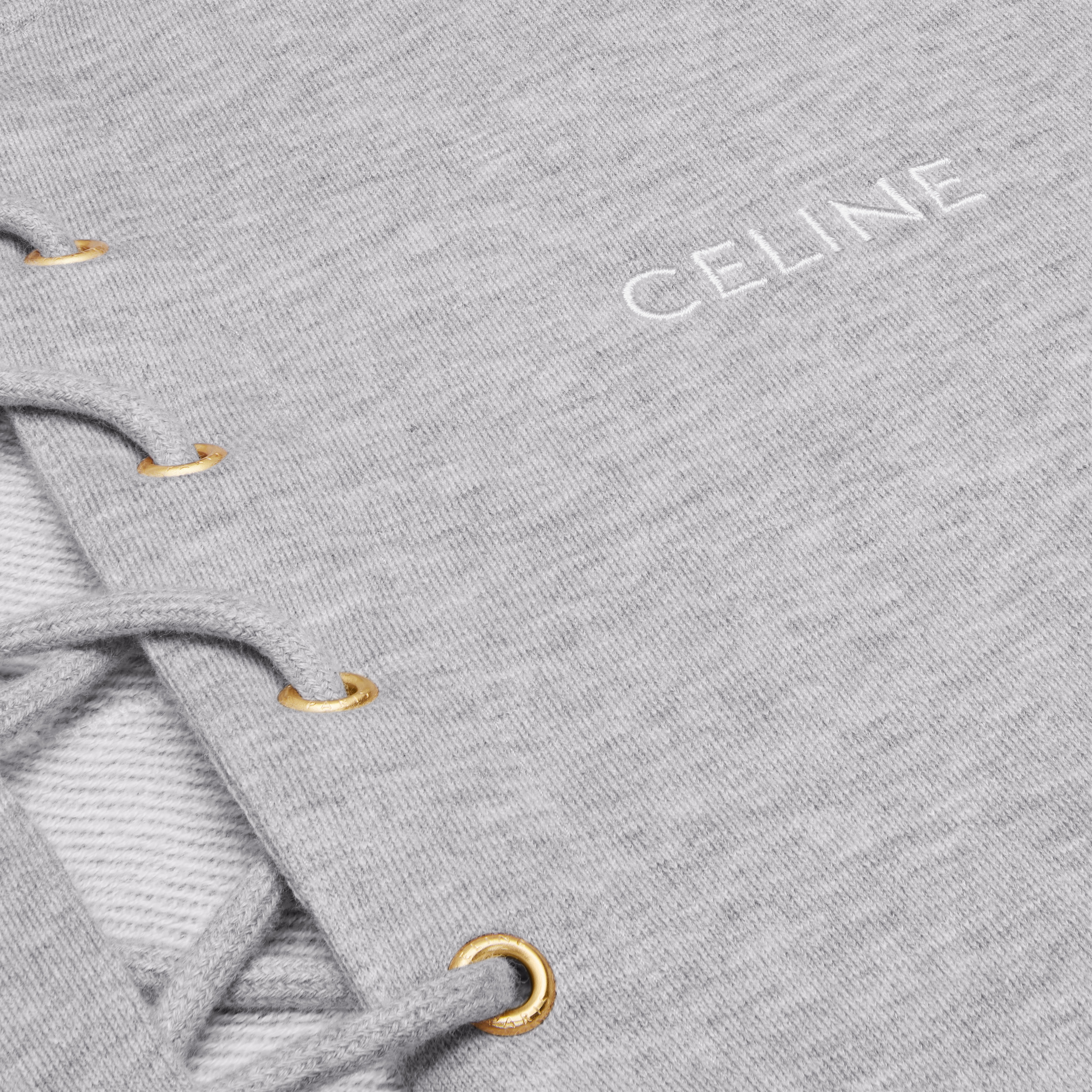 loose celine paris sweatshirt in cotton and cashmere - 4