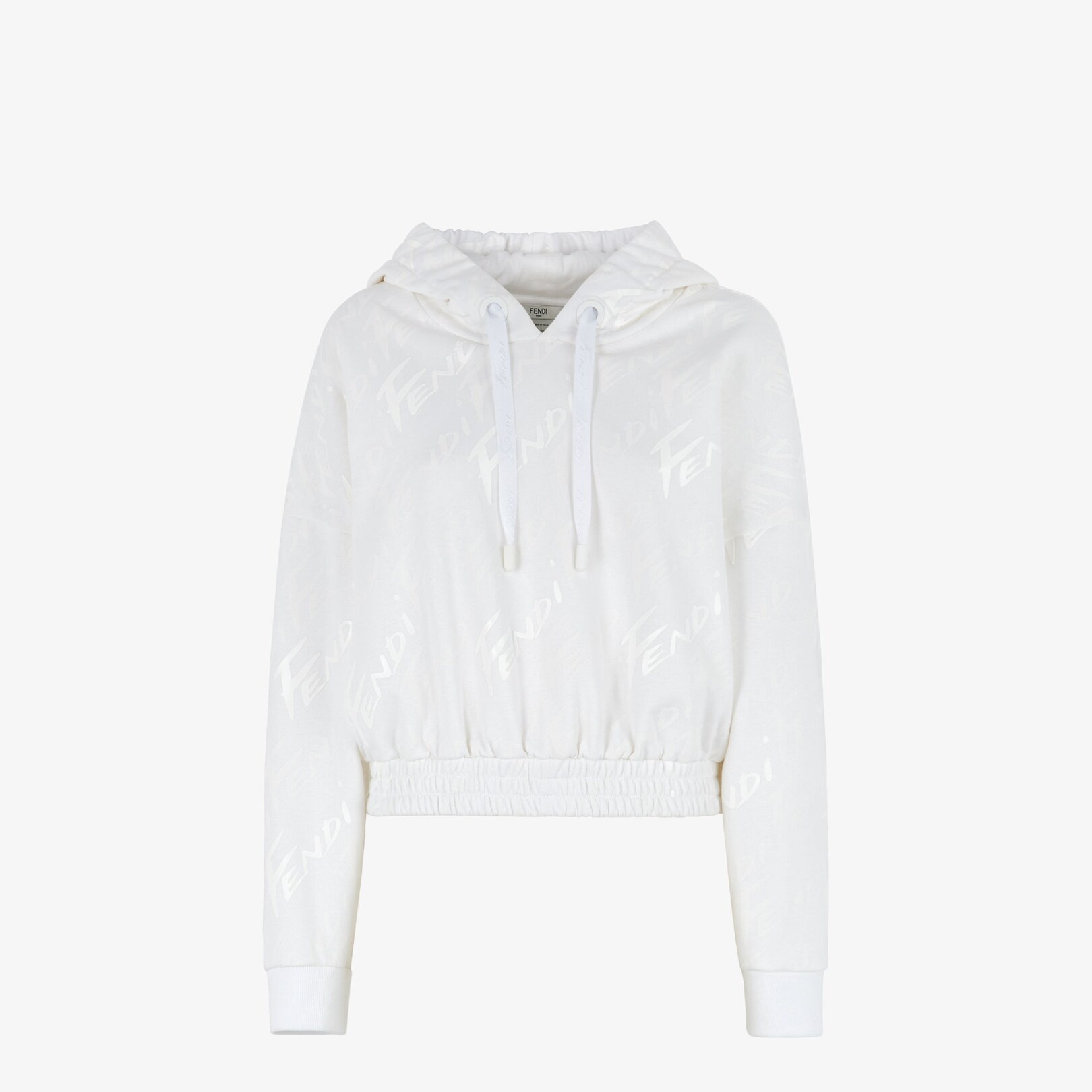White jersey sweatshirt - 1