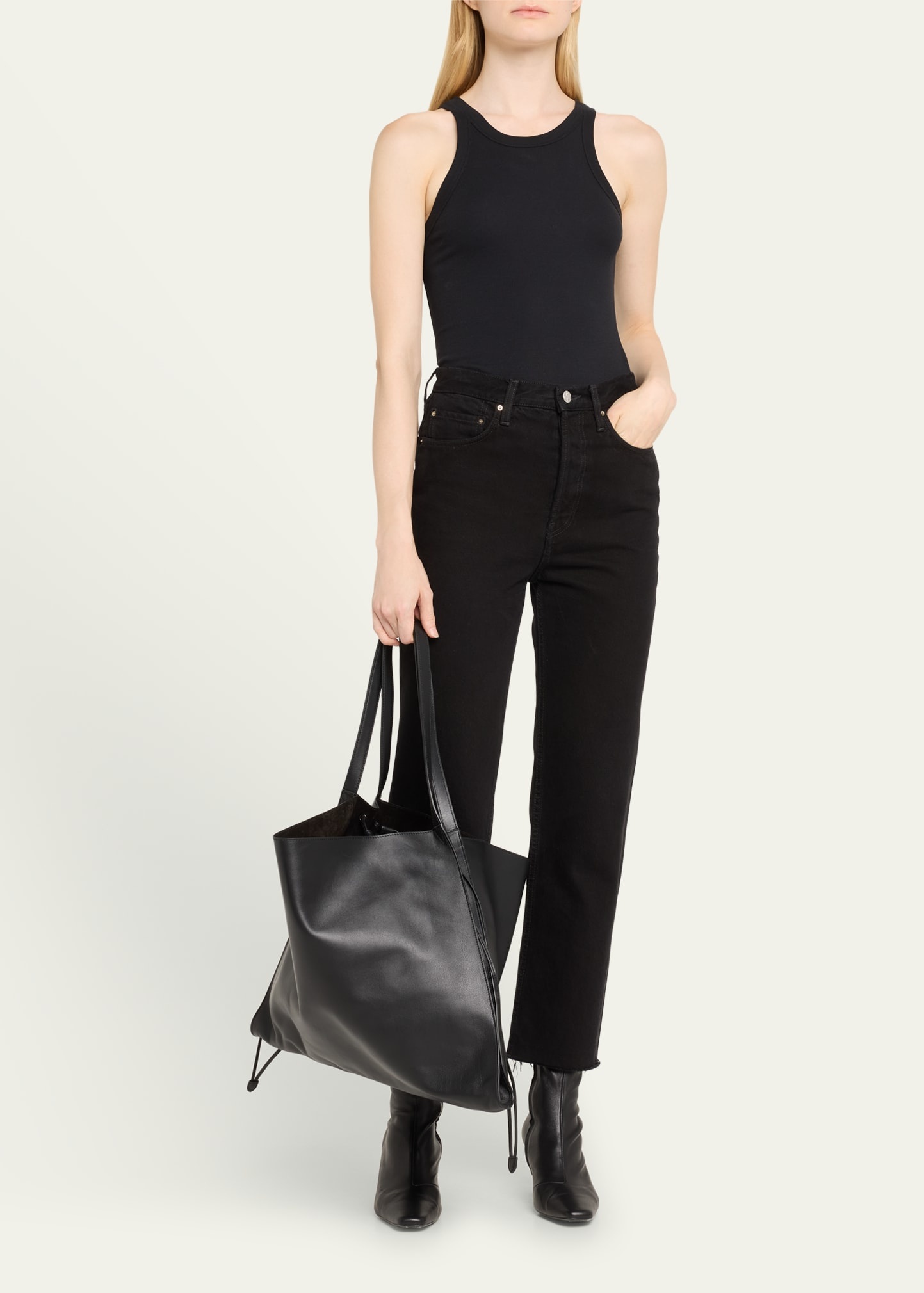 Le 54 Tote in Leather - 5