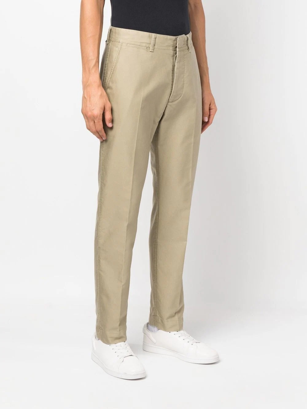 straight-leg tailored trousers - 3