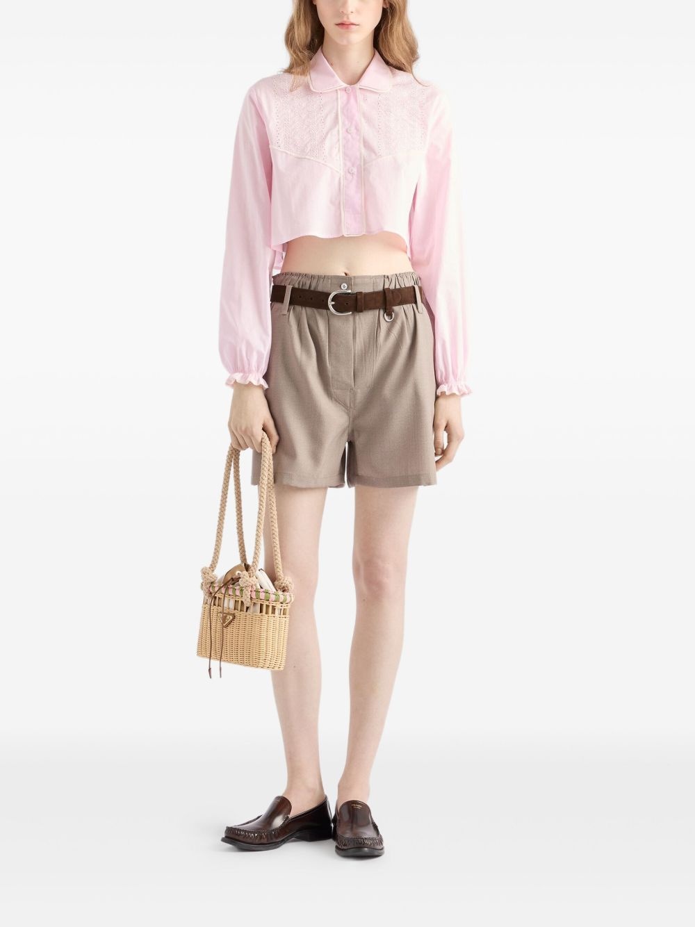 batiste-embroidered shirt - 2