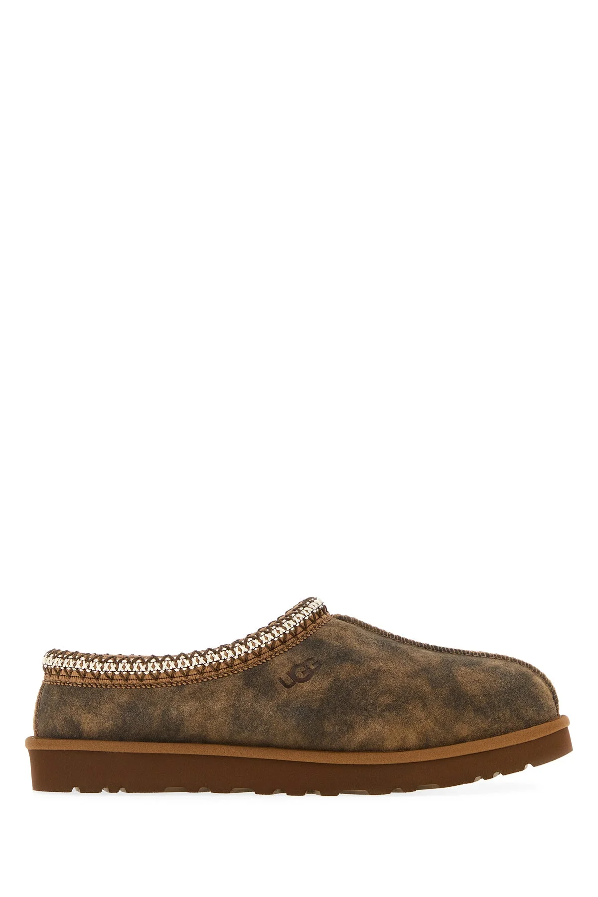 Brown suede Tasman slippers - 1