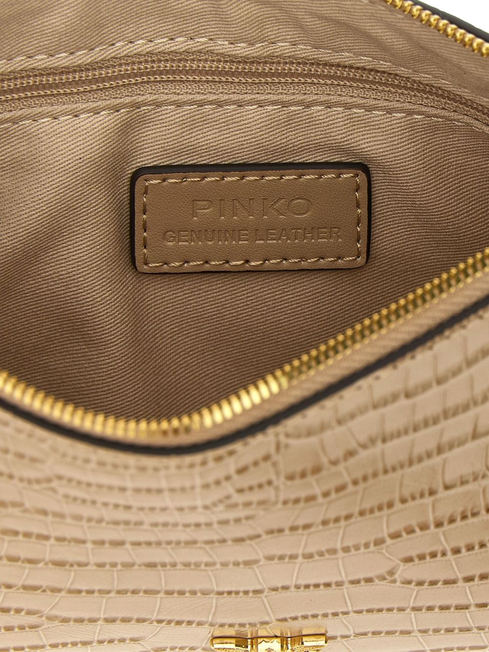 crocodile-print Love Birds cross body bag - 4
