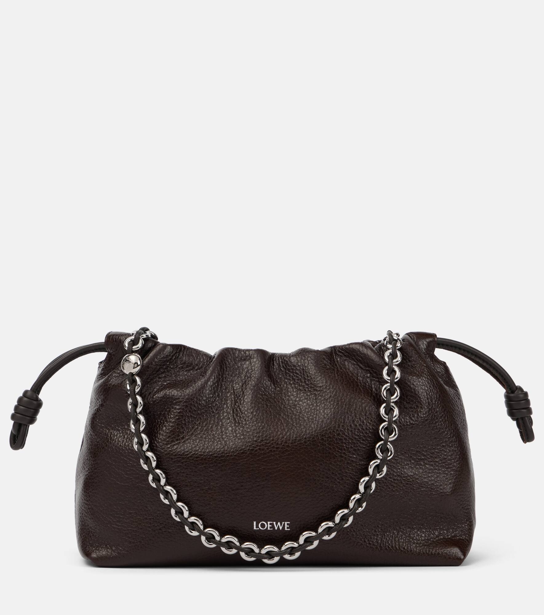 Flamenco Small leather bucket bag - 1