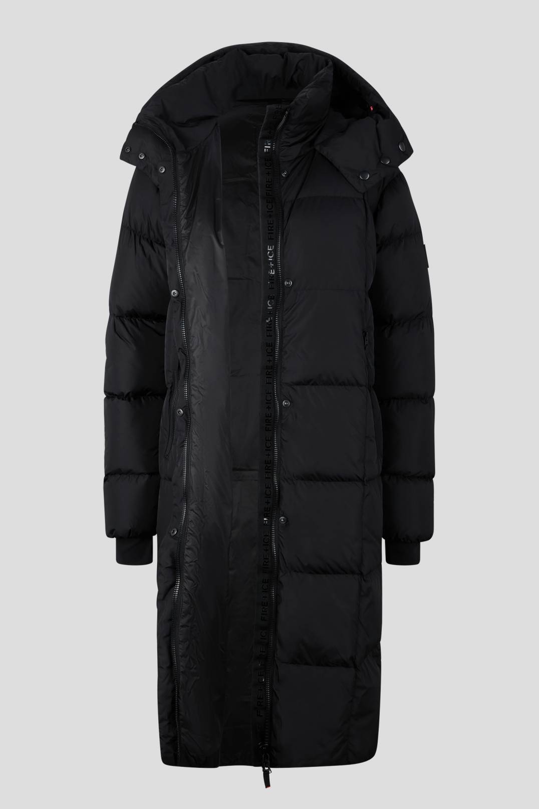 BARNA QUILTED COAT IN BLACK - 2