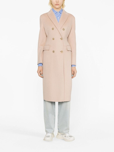 PINKO double-breasted mid-length coat outlook