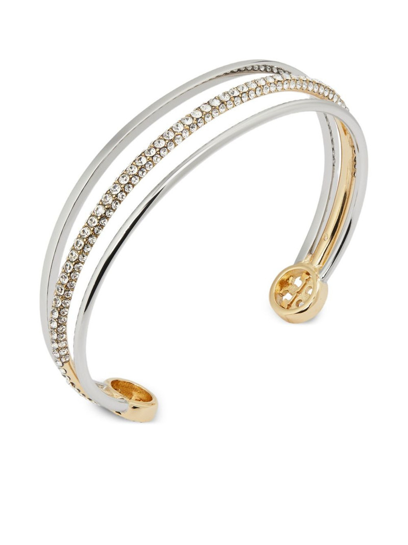 Icon Mixed pavé cuff bracelet 3