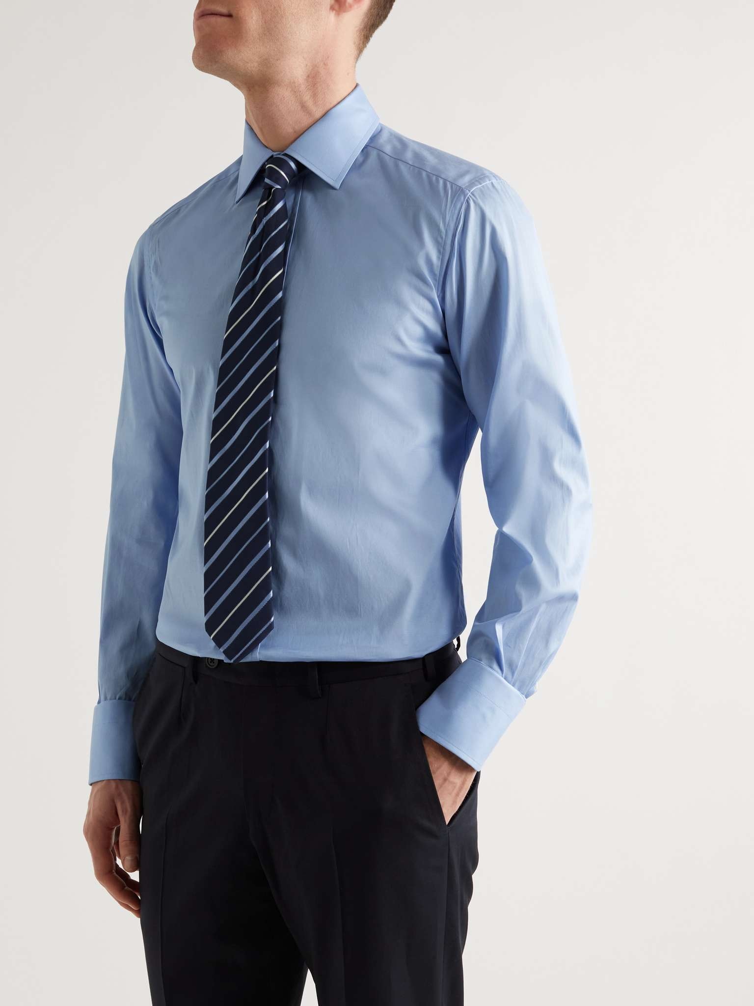 Slim-Fit Cotton Shirt - 4