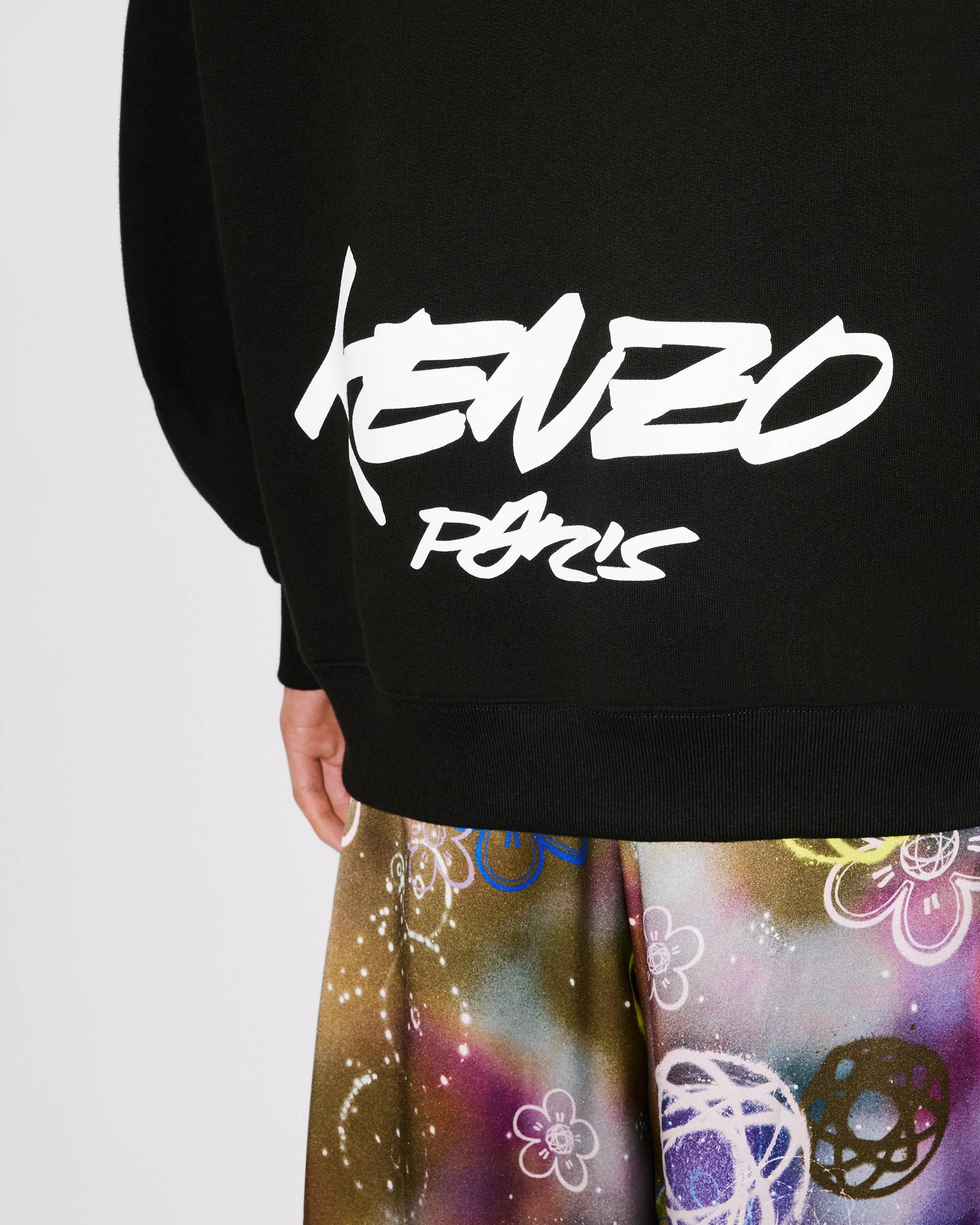 'Kenzo x Futura 2000' oversized hoodie in cotton - 8