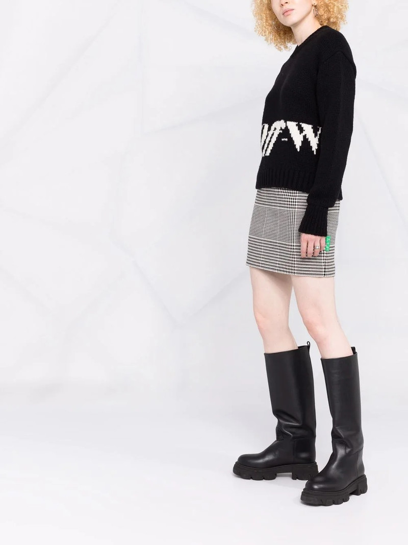 intarsia logo crew-neck jumper 6