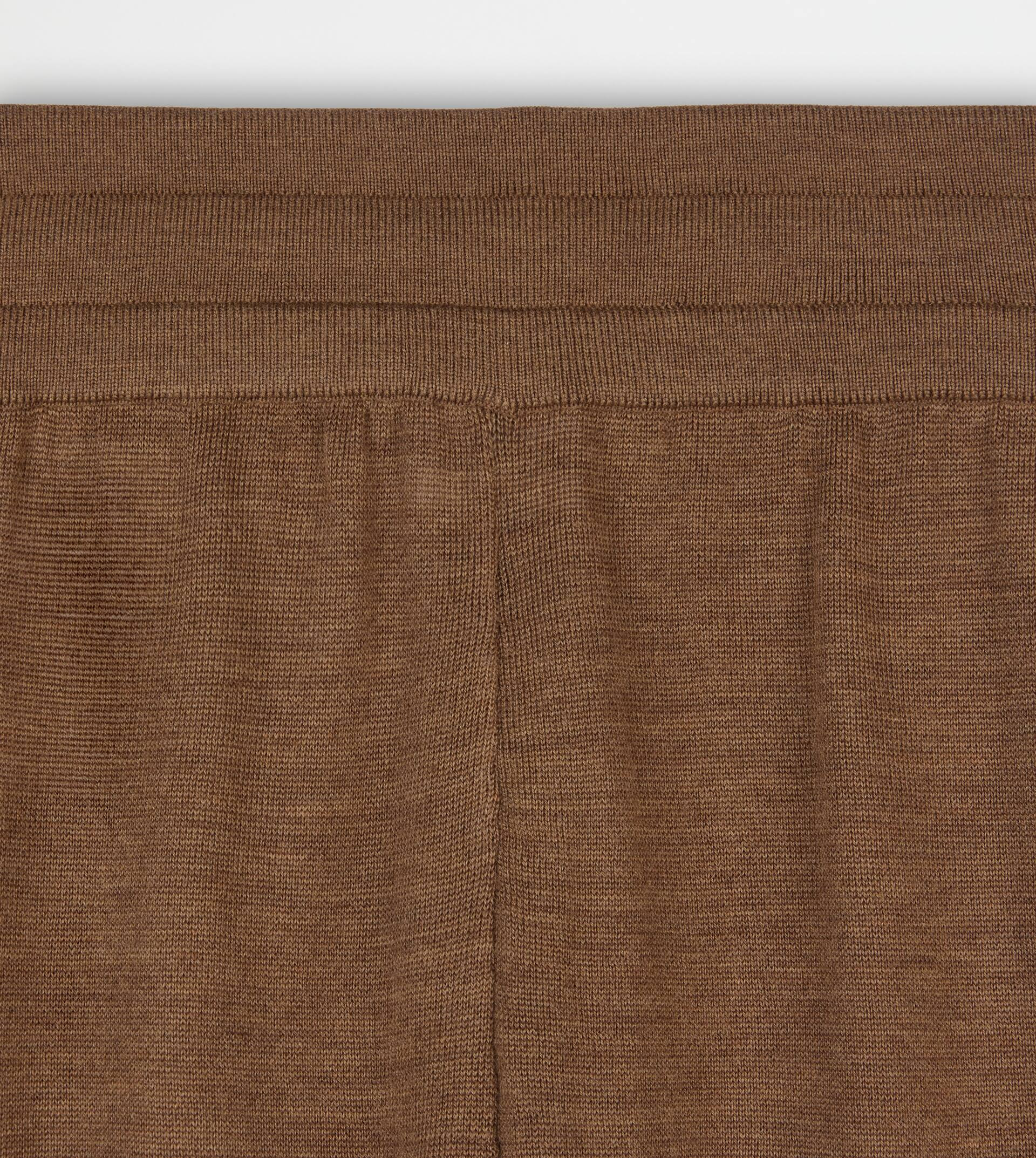 PANTS IN KNIT - BROWN - 8