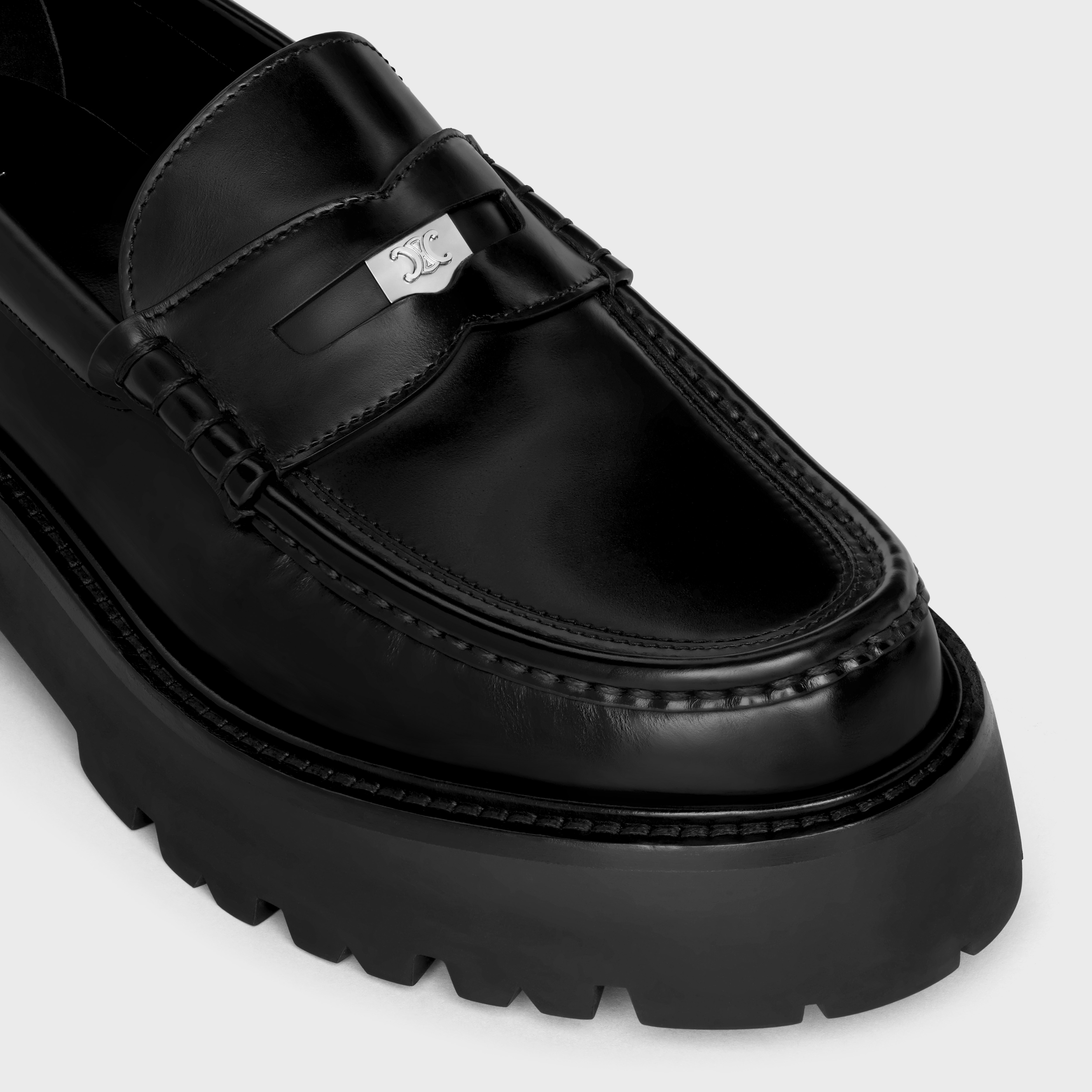 CELINE BULKY PENNY LOAFER in POLISHED BULLSKIN - 4