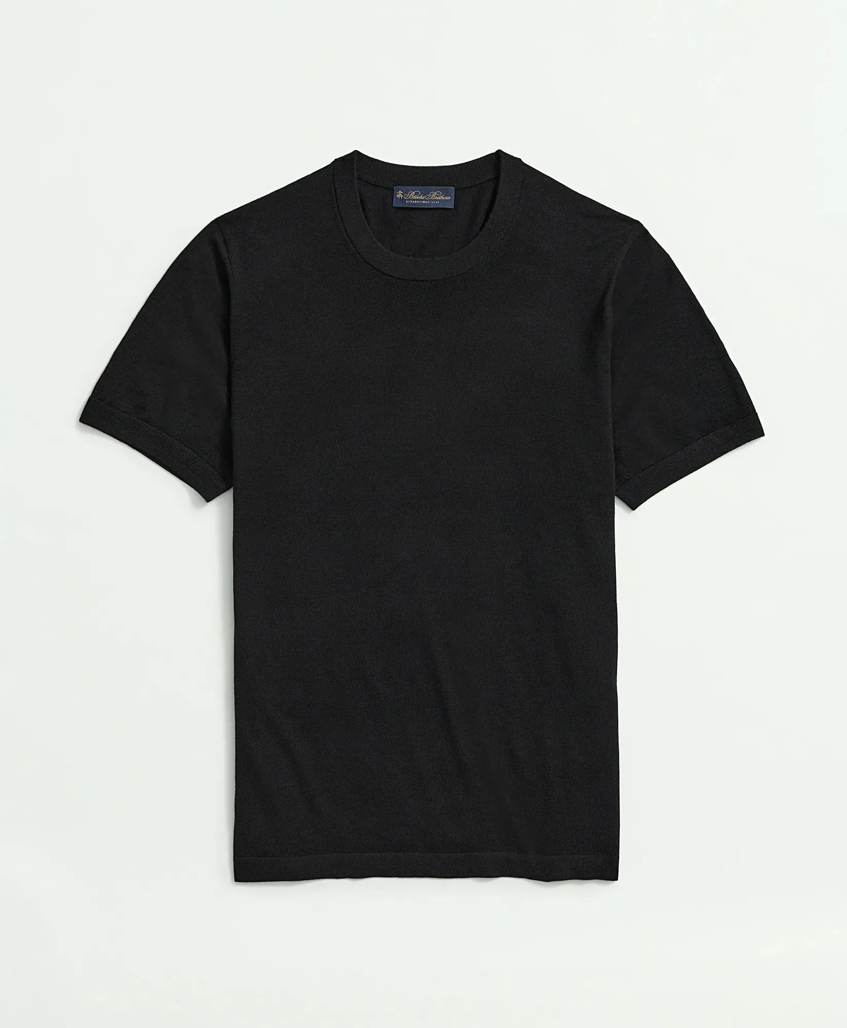 Lightweight Luxe All-Season Sweater, Short Sleeve Crewneck - 1