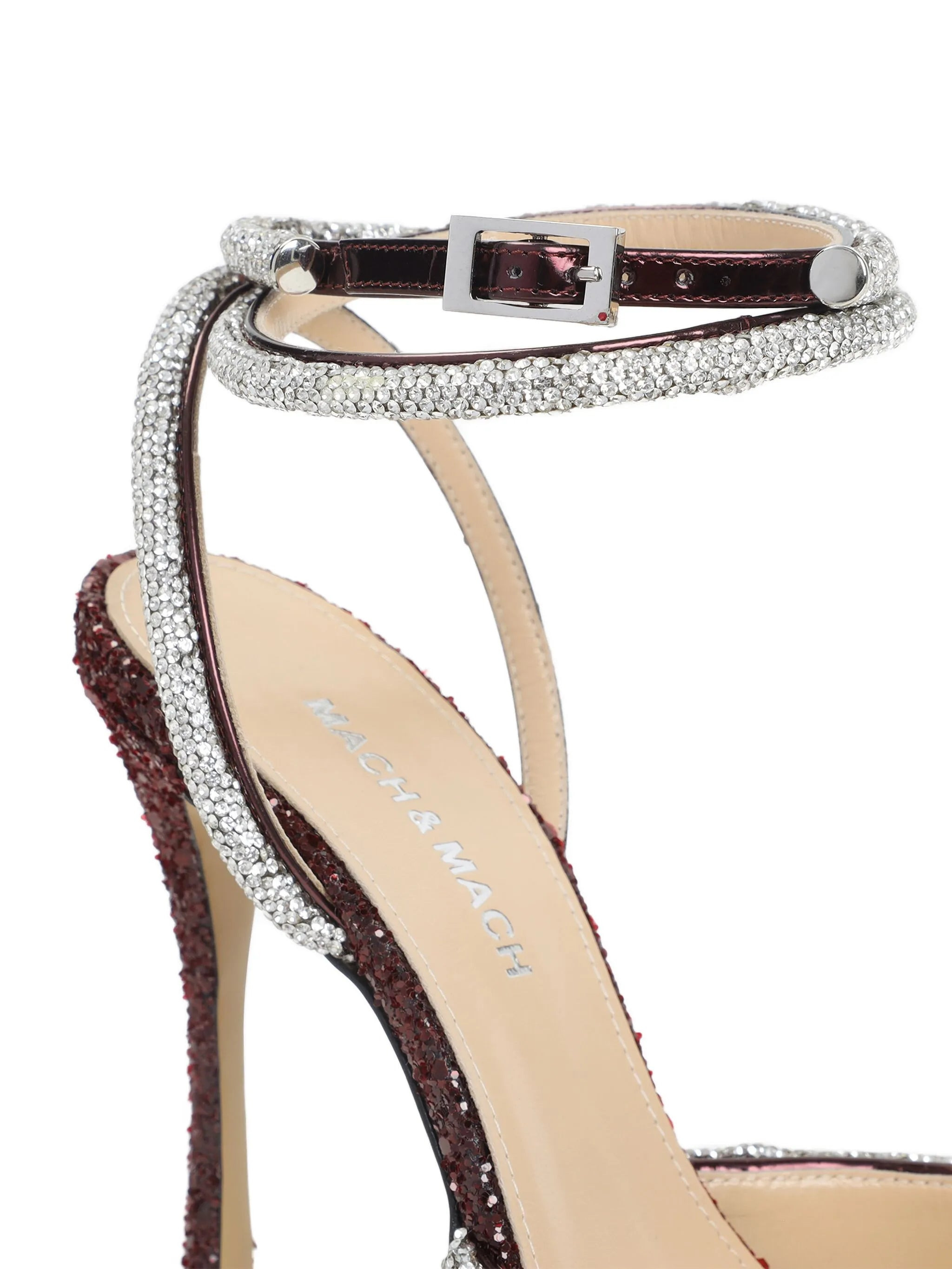 Mach & Mach 110mm Double Bow Crystal-embellished Pumps - 3
