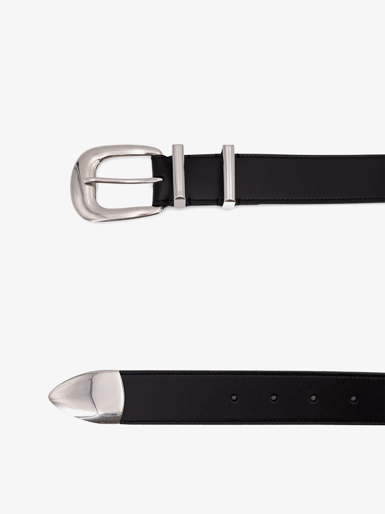 Celine Men Western Leather Belt - 2