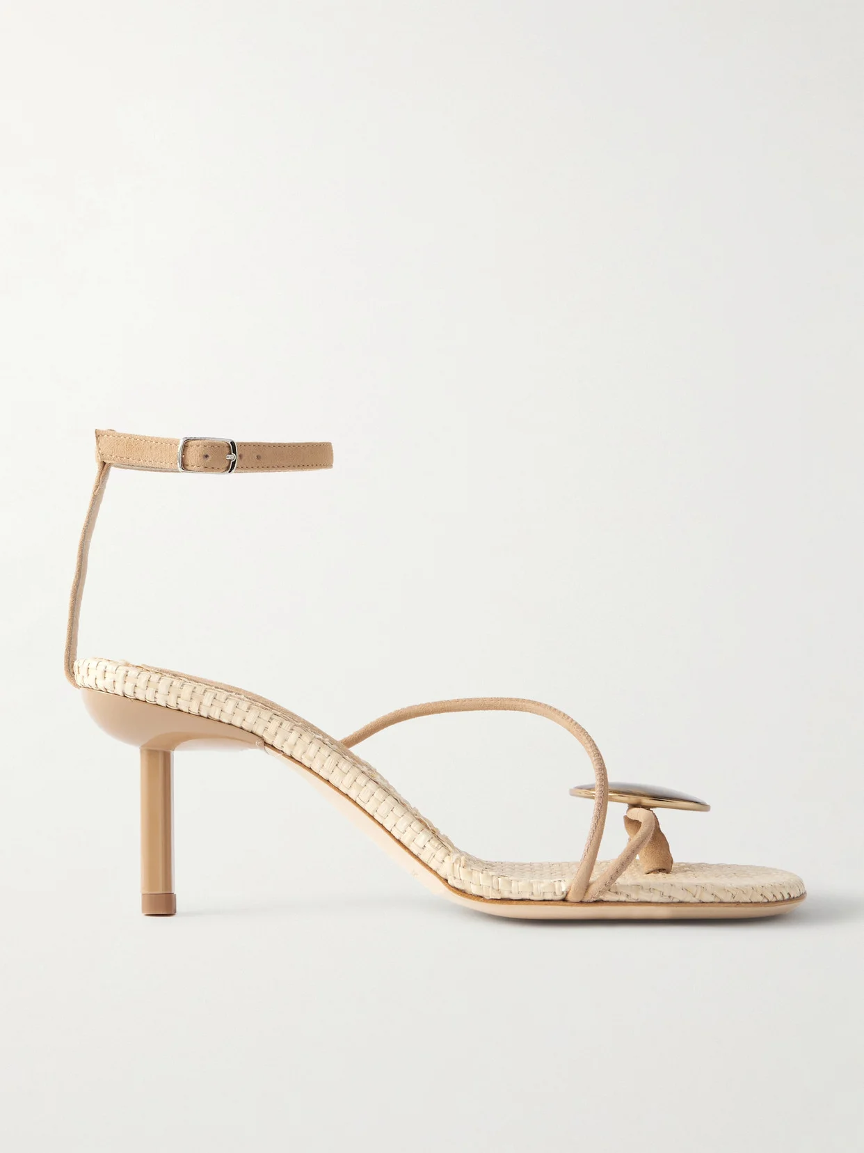 Doma Stone-embellished Suede Sandals - 1