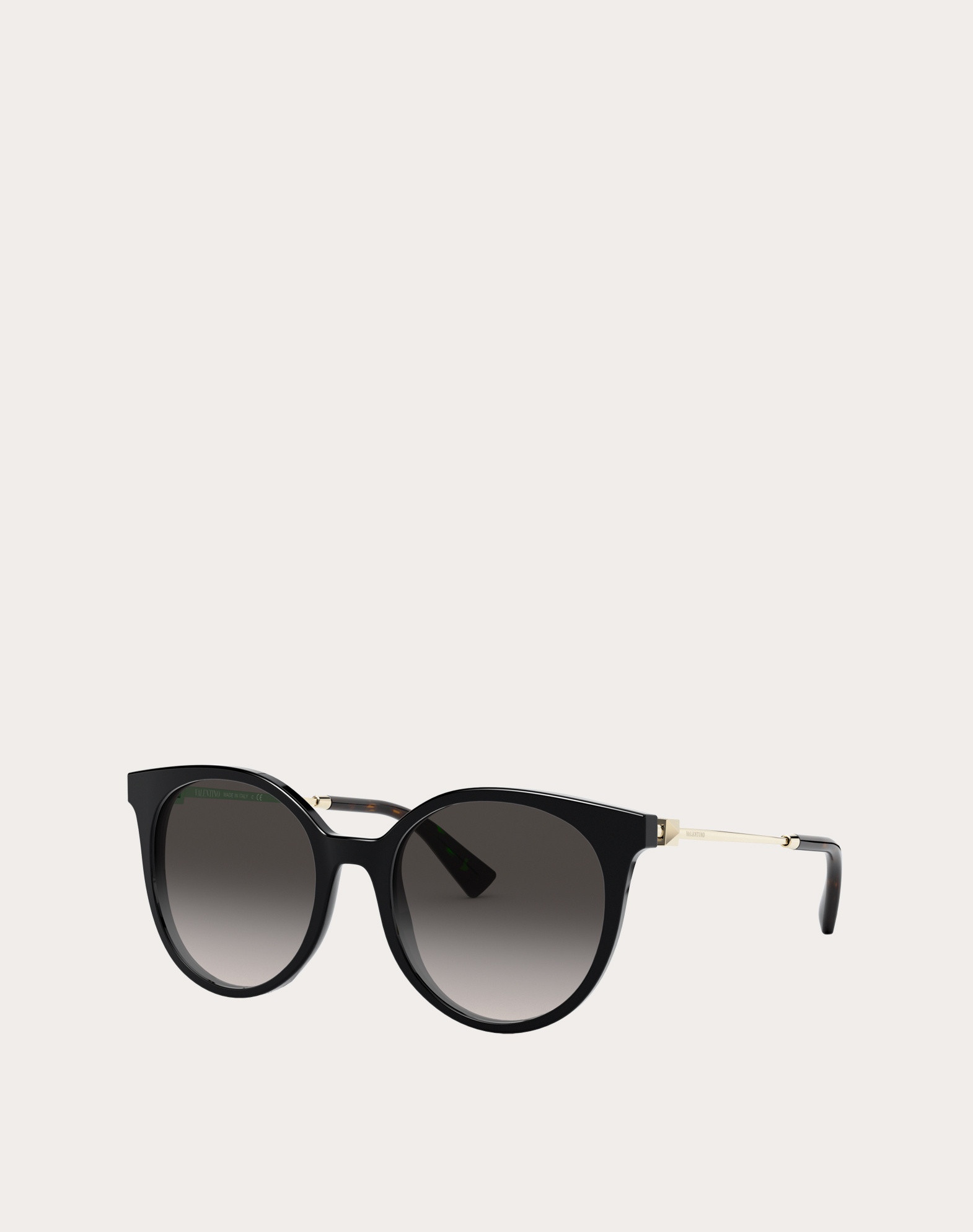 ROUND ACETATE FRAME WITH FUNCTIONAL STUD - 2
