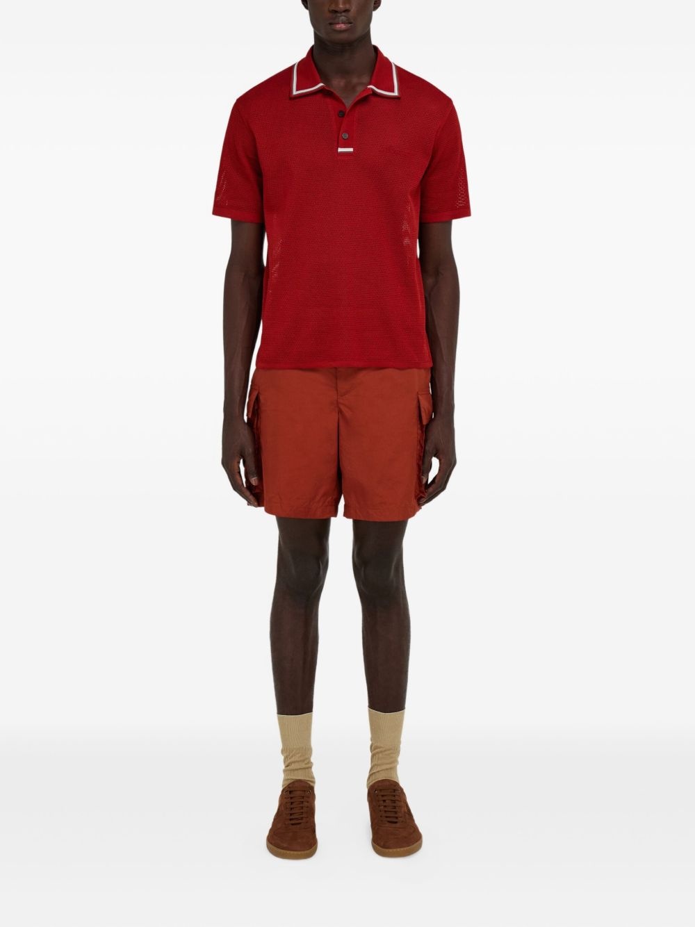 logo-embroidered polo shirt - 2