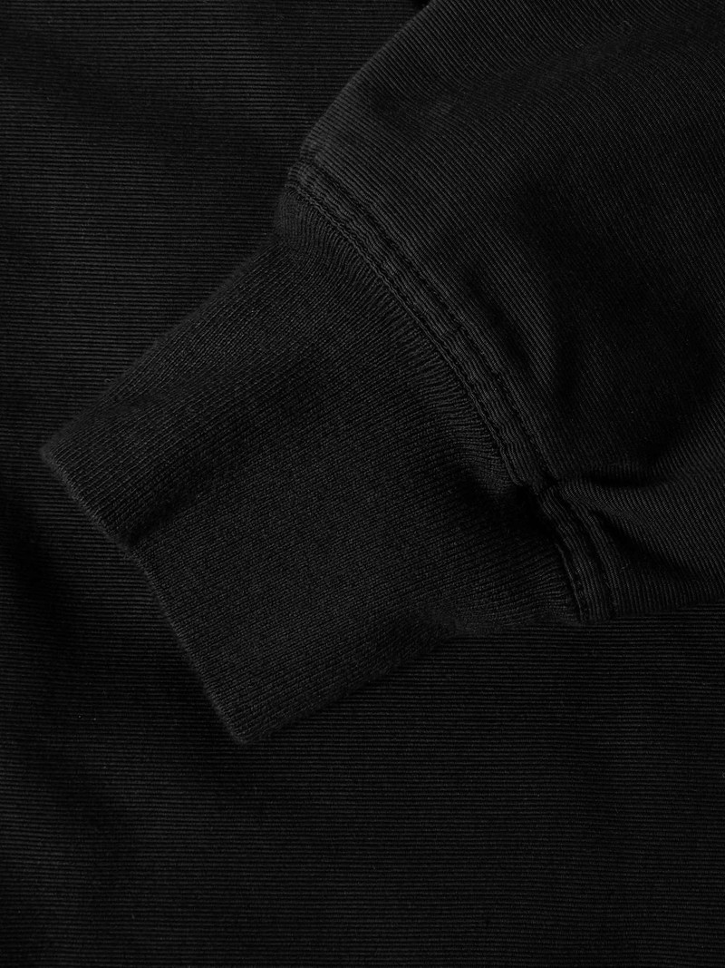 Embellished Cotton-Jersey Zip-Up Hooded Bomber Jacket 3