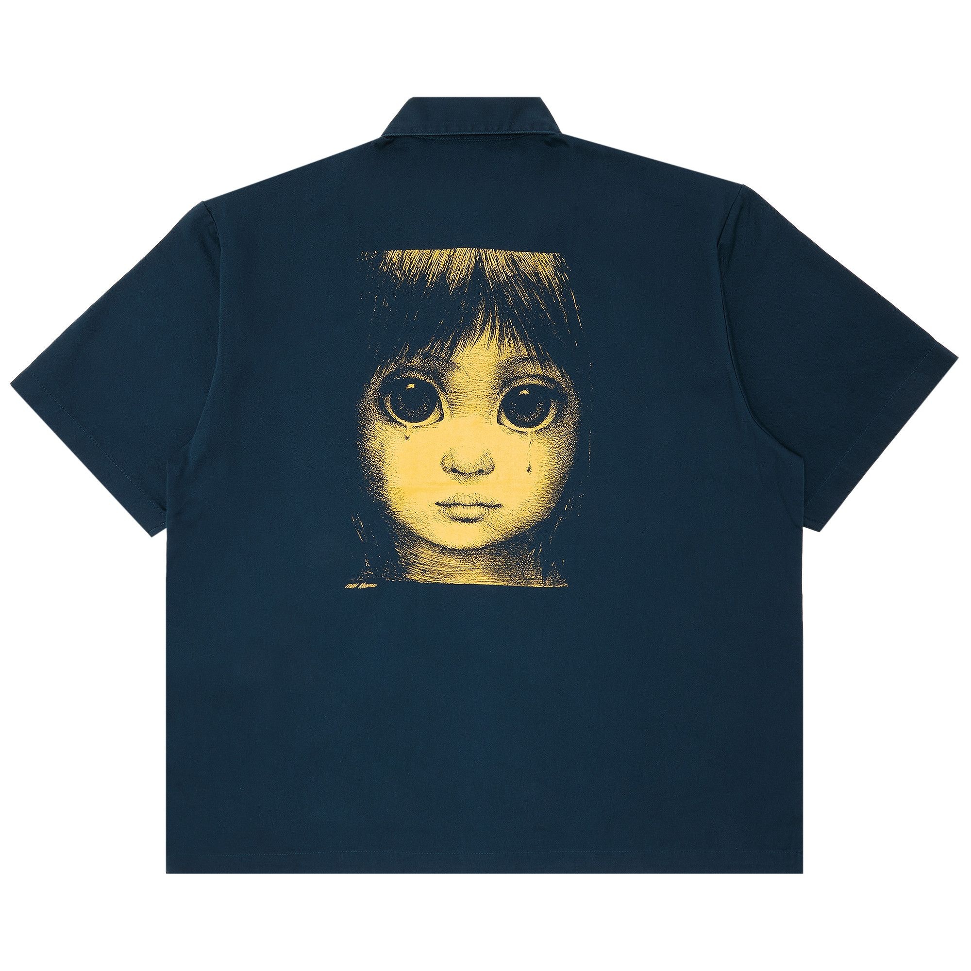 Supreme Margaret Keane Teardrop Short-Sleeve Work Shirt 'Light Navy' - 2