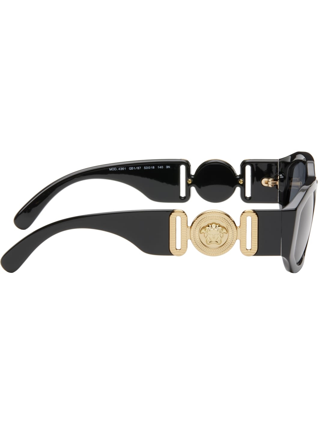 Black Medusa Biggie Sunglasses - 2