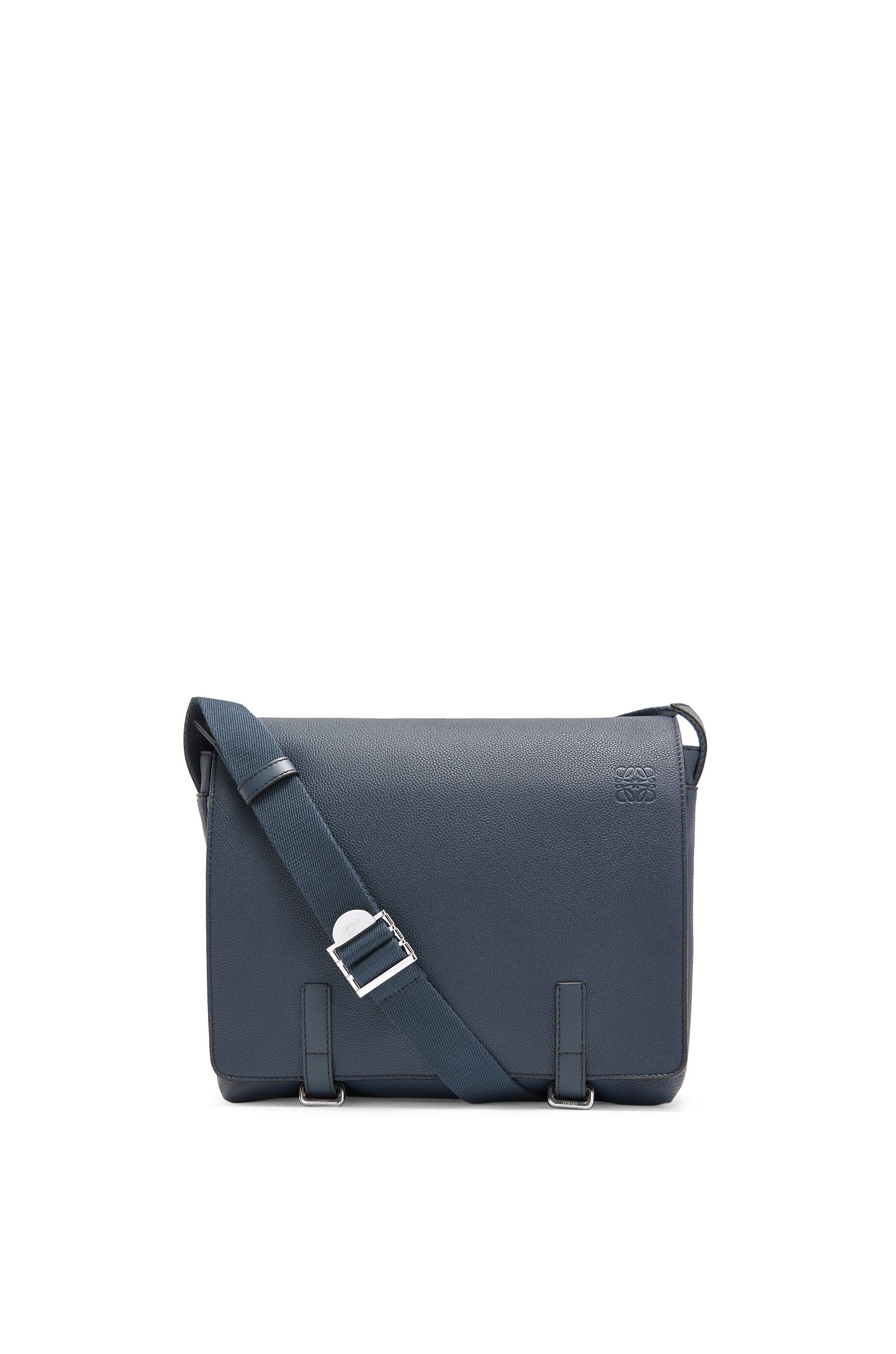 Military Messenger Bag in soft grained calfskin - 1