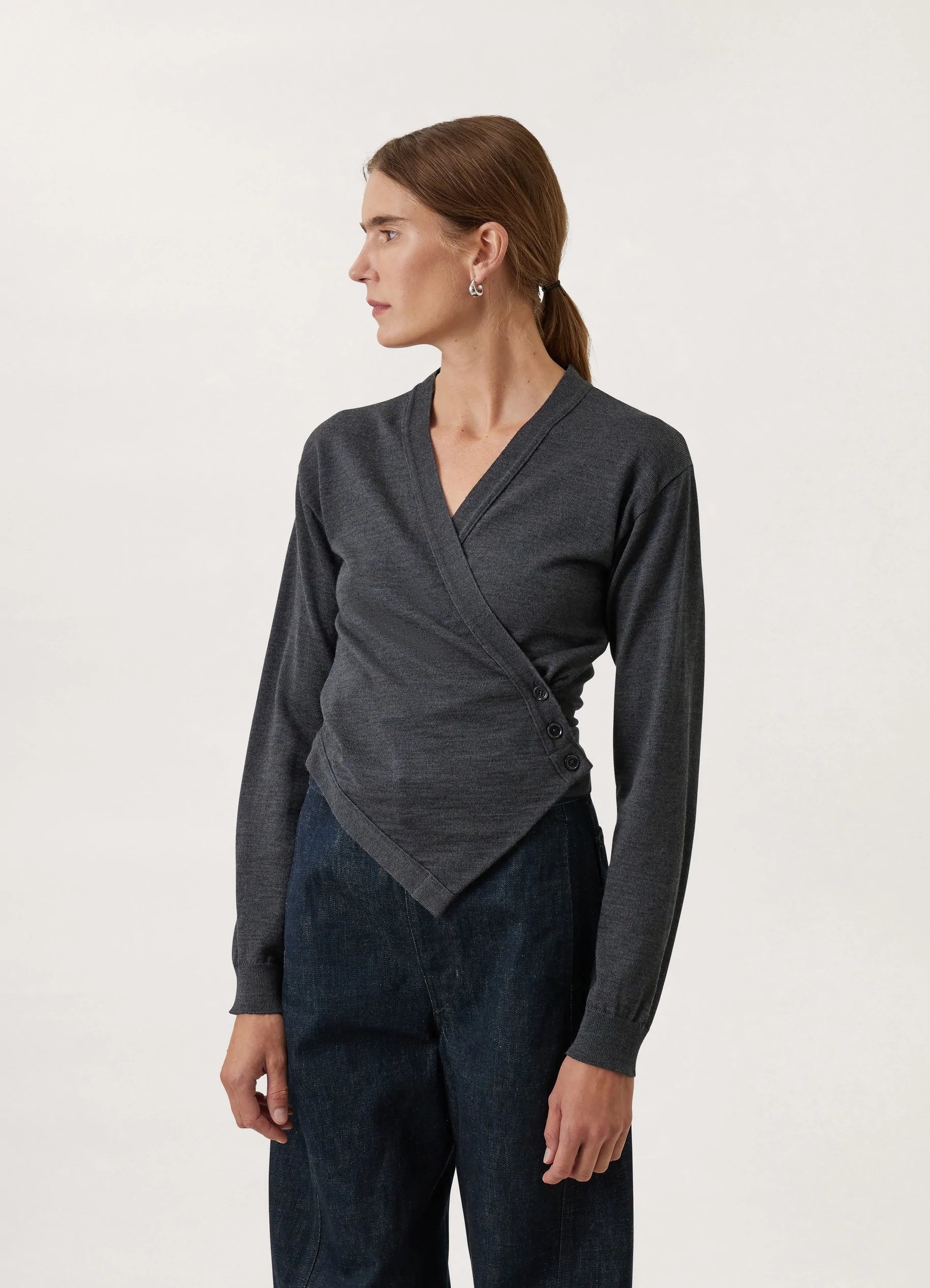 WRAP CARDIGAN
MERINO BLEND - 2