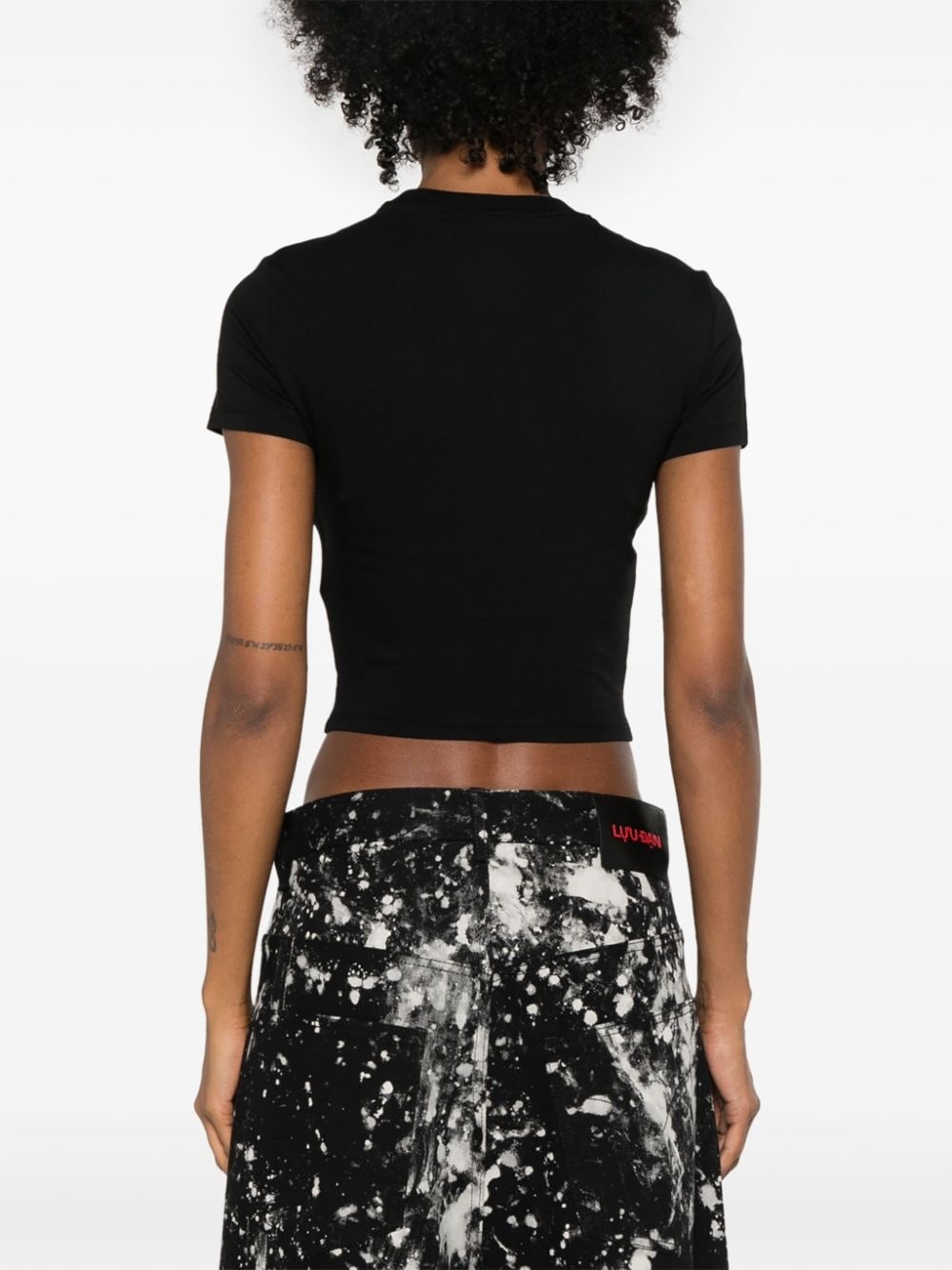 Chromo Couture cropped T-shirt - 4