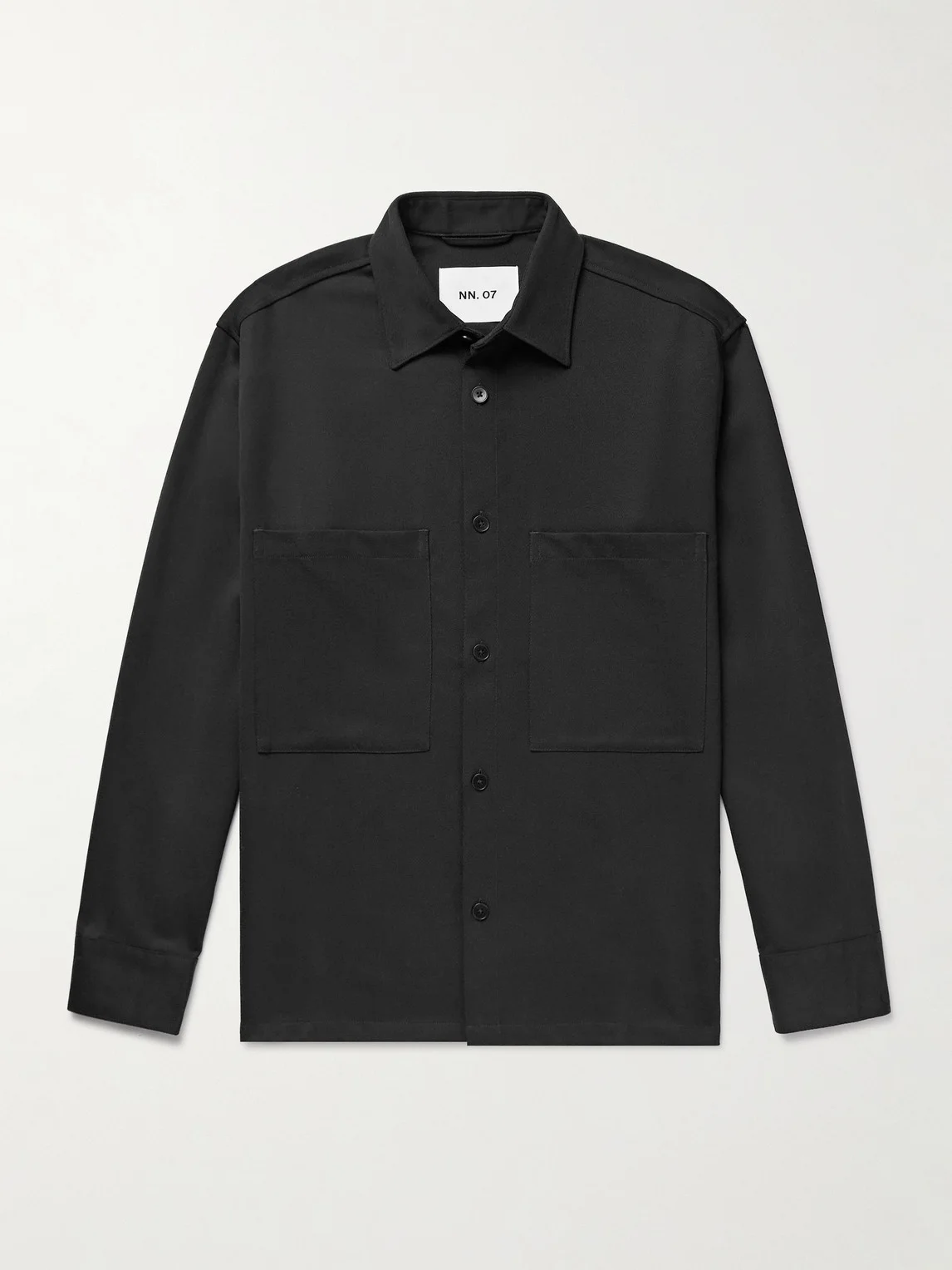 Freddy 10006 Wool-Blend Twill Overshirt - 1