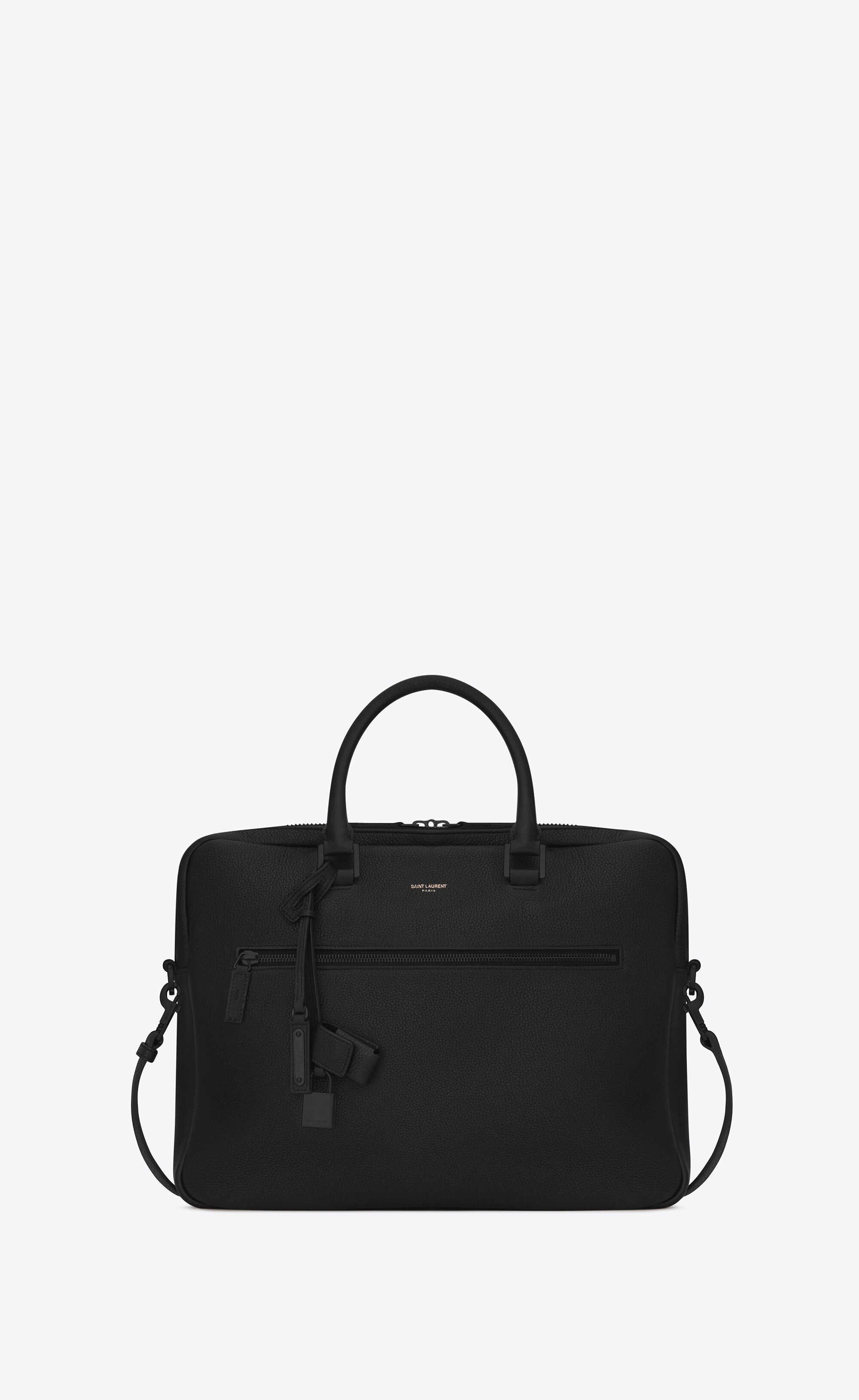 sac de jour briefcase in grained leather - 1