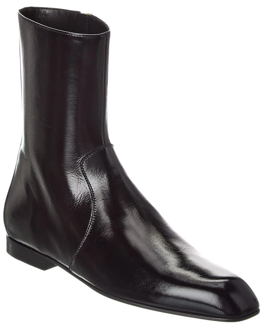 KHAITE Colt Leather Bootie - 1