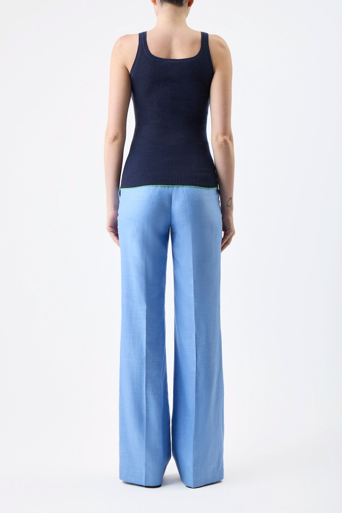 Arya Tank in Silk Cashmere - 4