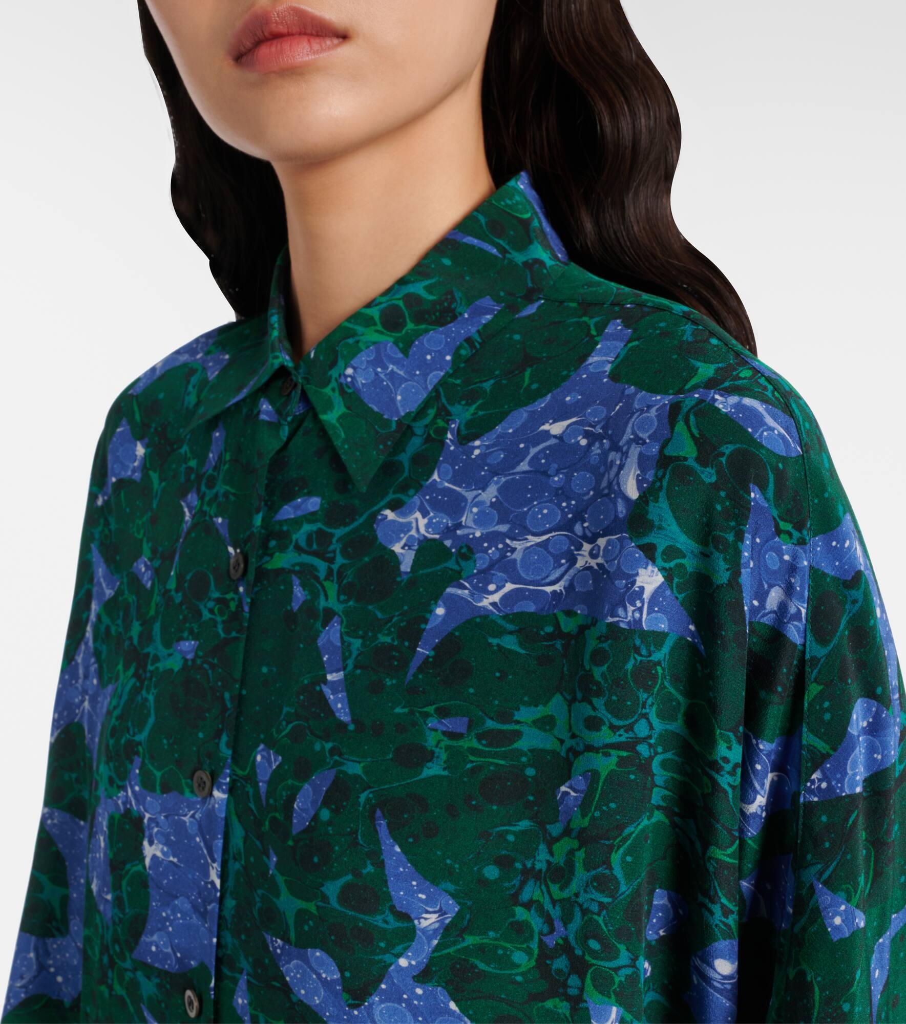 Printed silk shirt - 4
