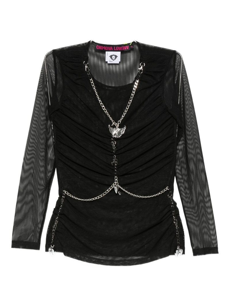 chain-embellished top 1