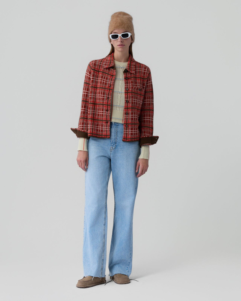 GUEST IN RESIDENCE Dylan Plaid Shirt outlook